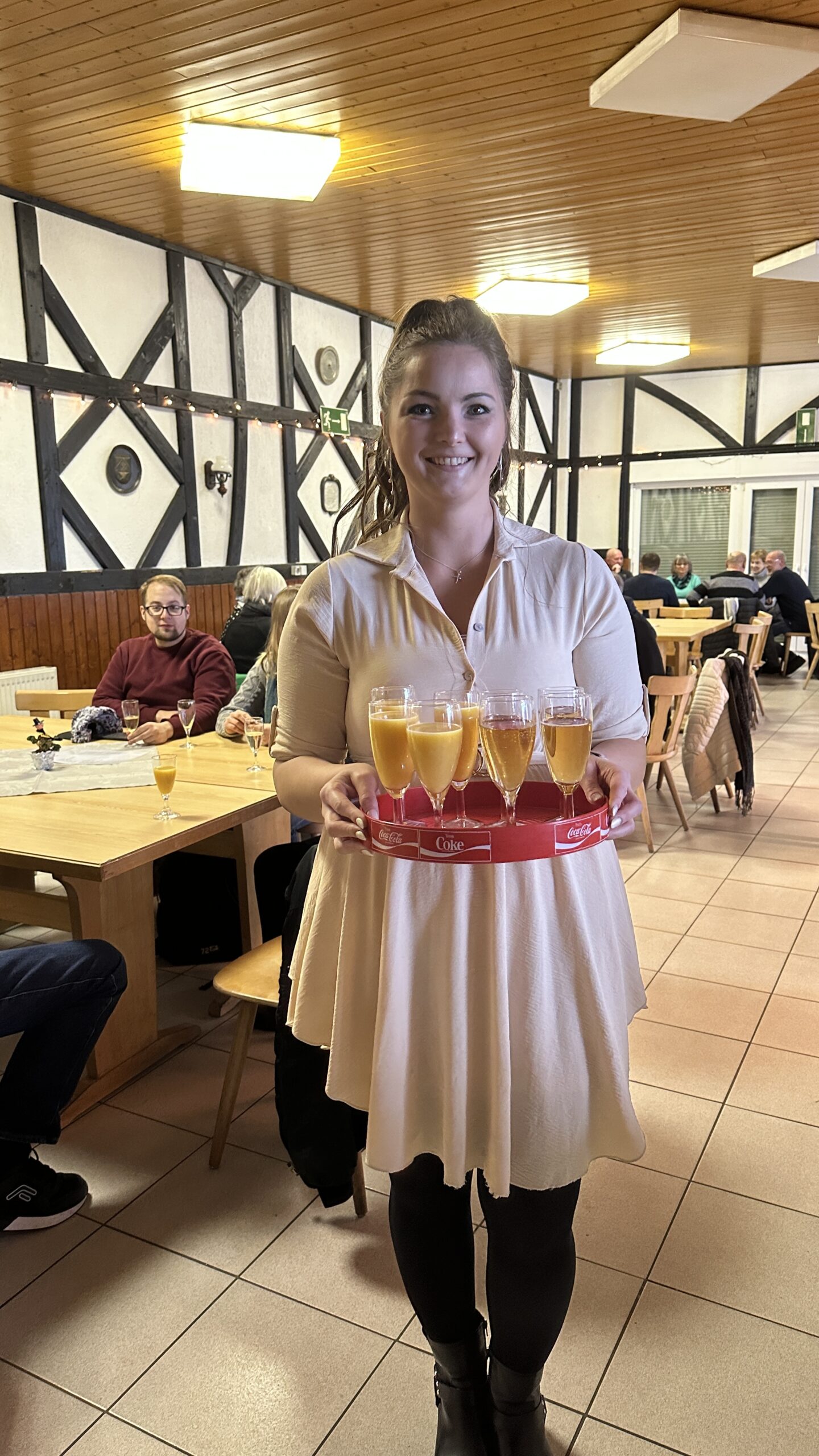 Sekt zur Begrüßung